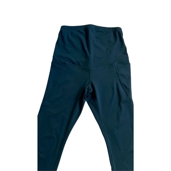 Old Navy Maternity athletic teal leggings size S - Picture 5 of 7